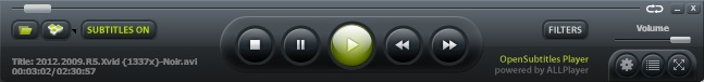 Screenshot vom Programm: Open Subtitles MKV Player